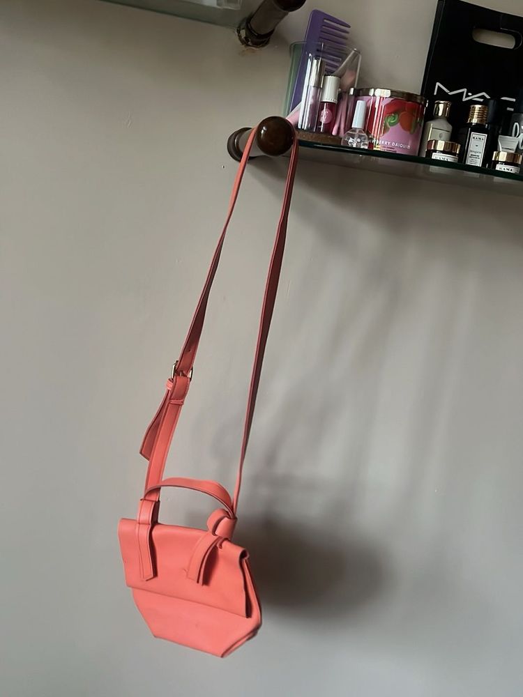 Miniso Coral Geometric Crossbody Bag