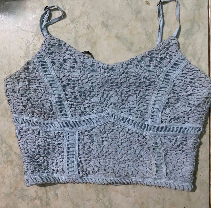 Boho Lace Crop Top