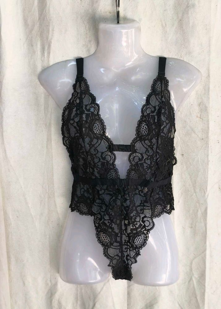 Sheer Black Lace bodysuit