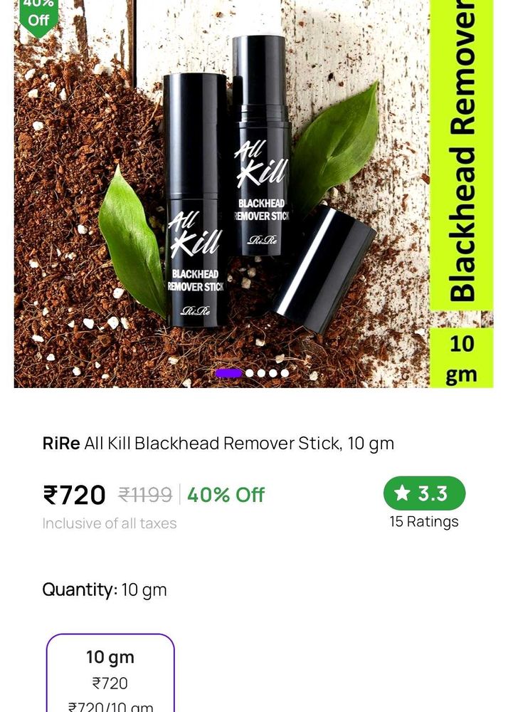 All Kill Blackhead Remover Stick