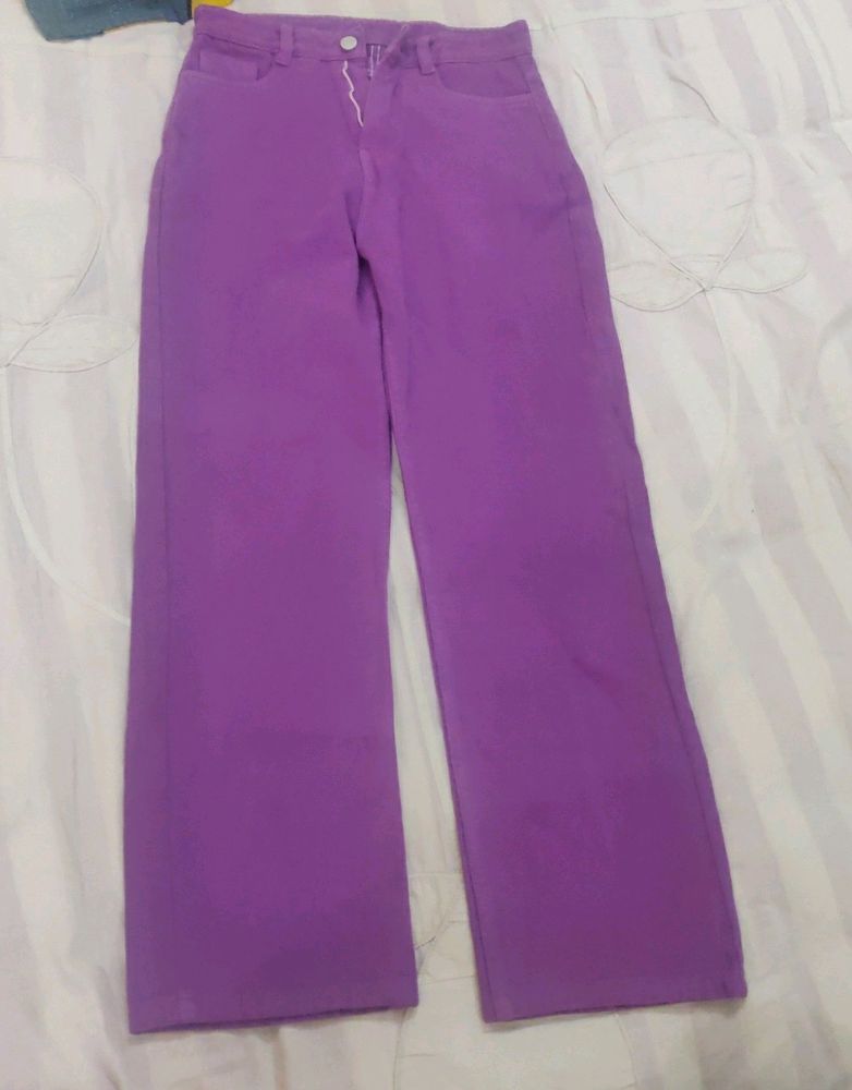 Magenta Pink Jeans