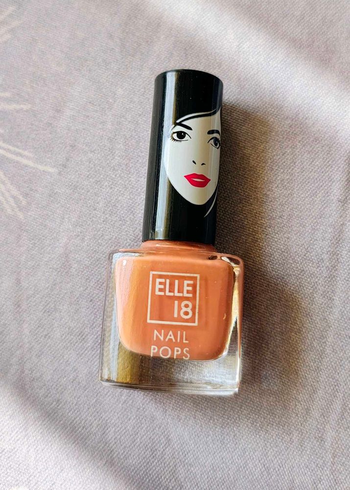 Elle 18 Coral Nail Enamel
