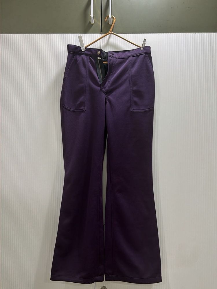 Purple Bell Bottom Pants