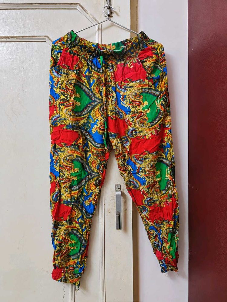 Boho Patterned Harem Pants