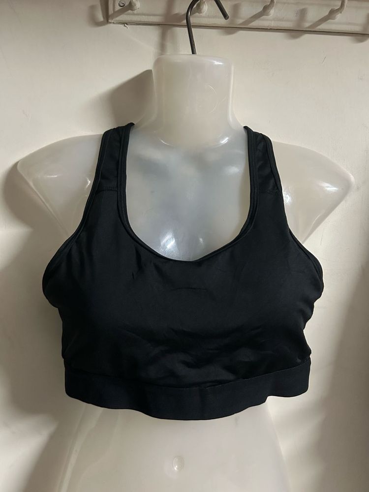 Black Sports Bra