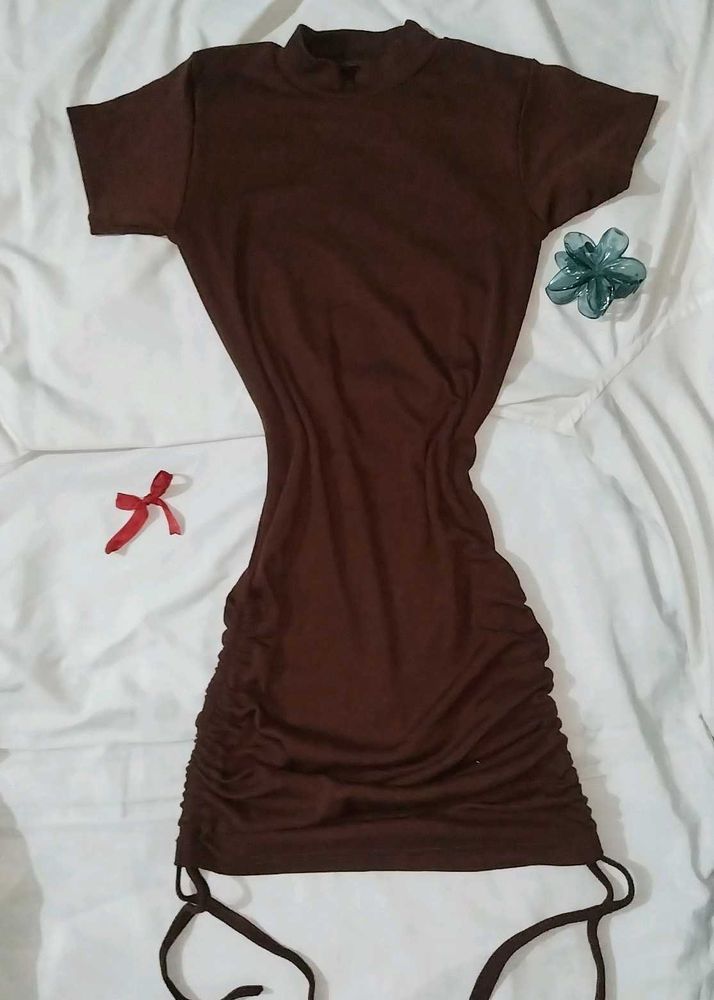 Brown Bodycon Dress