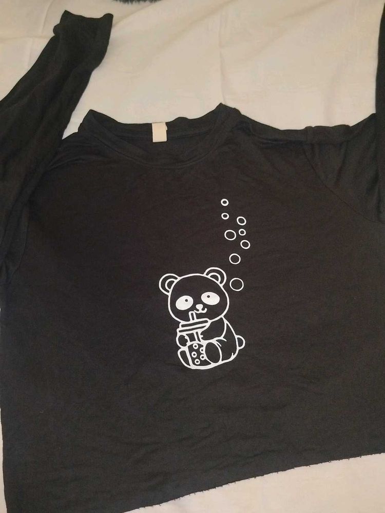 Cute Panda Bubble Tea T-Shirt
