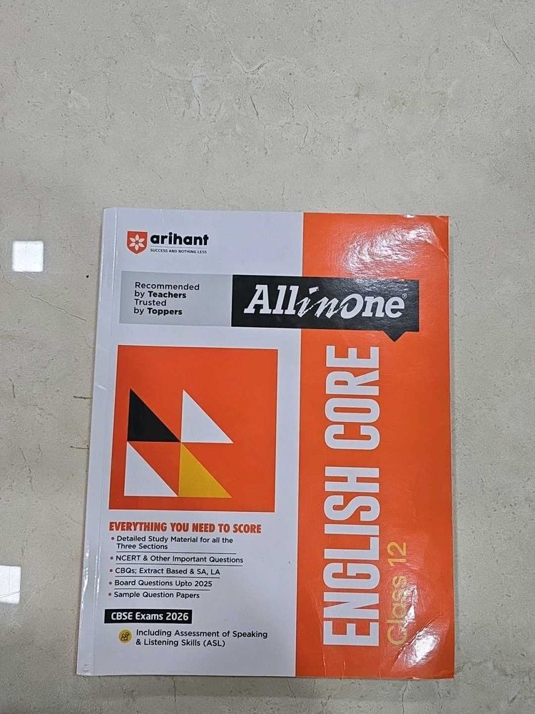 All in one for class 12 English cbse