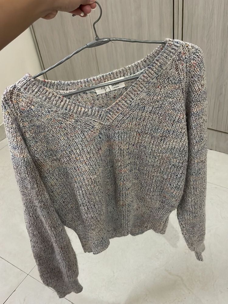 Cozy Knit V-Neck Sweater