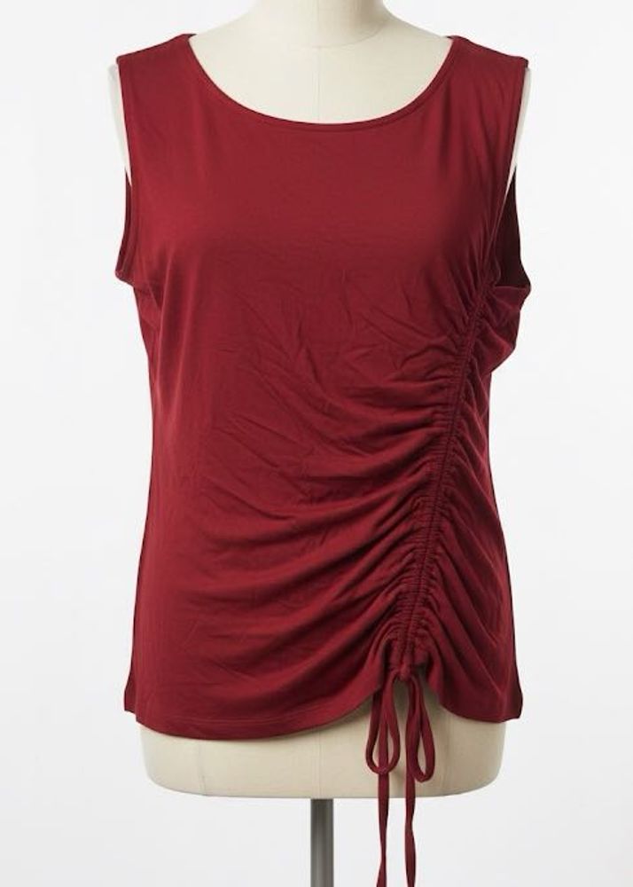 Red Sleeveless Top