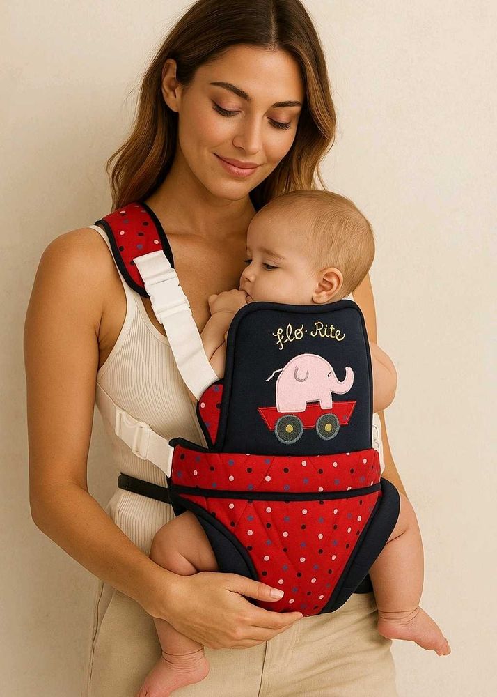 Baby Carrier - Red Polka Dot