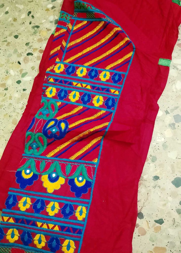Vibrant Embroidered Kurta
