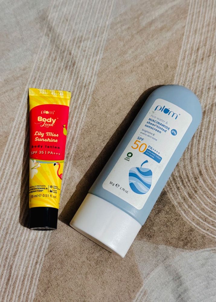 Plum Body Lotion &amp; Sunscreen Set