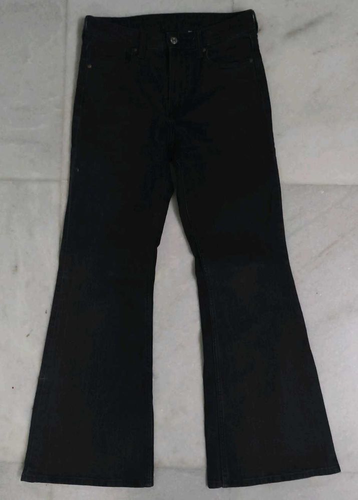 Bootcut High Waist Black Jeans