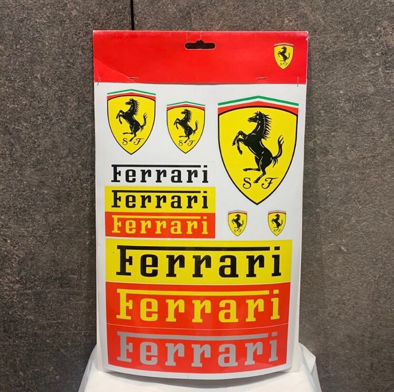Authentic Ferrari Stickers brand New