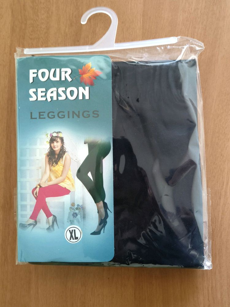 Ankle Length Leggings XL Size Black