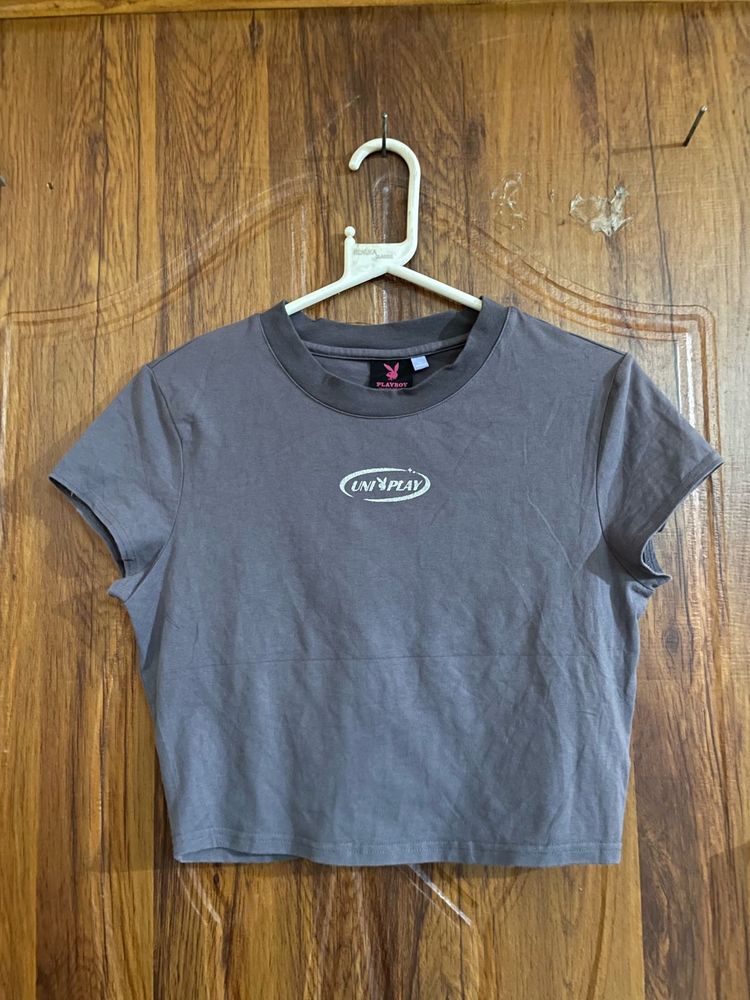 Playboy Graphic Crop Top