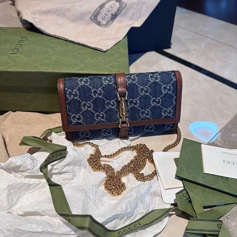 Gucci Denim Crossbody Bag