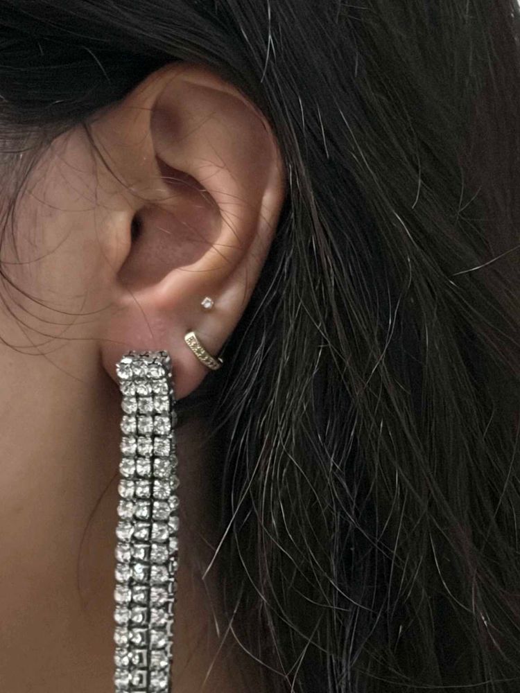 Sparkling Dangle Earrings