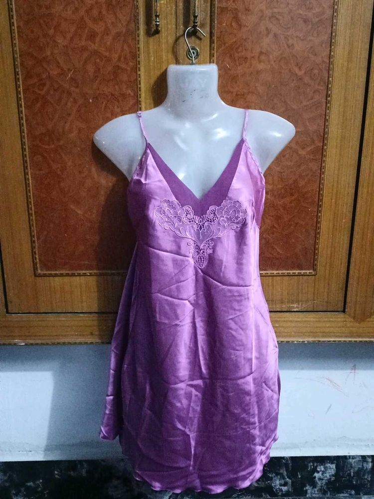 Silky Lavender Nighty