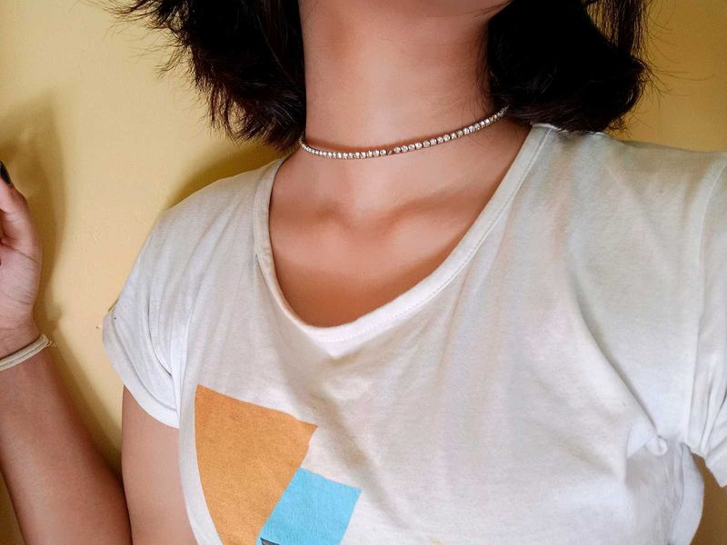 Sparkling Rhinestone Choker Necklace