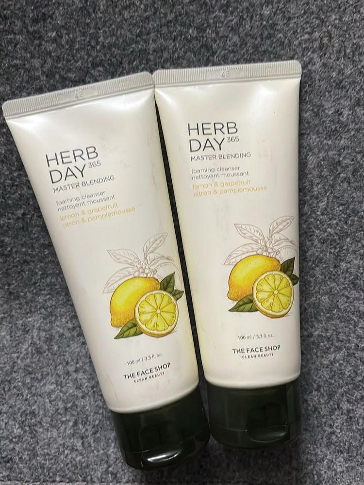 The Face Shop Herb Day 365 Cleanser Pack 2