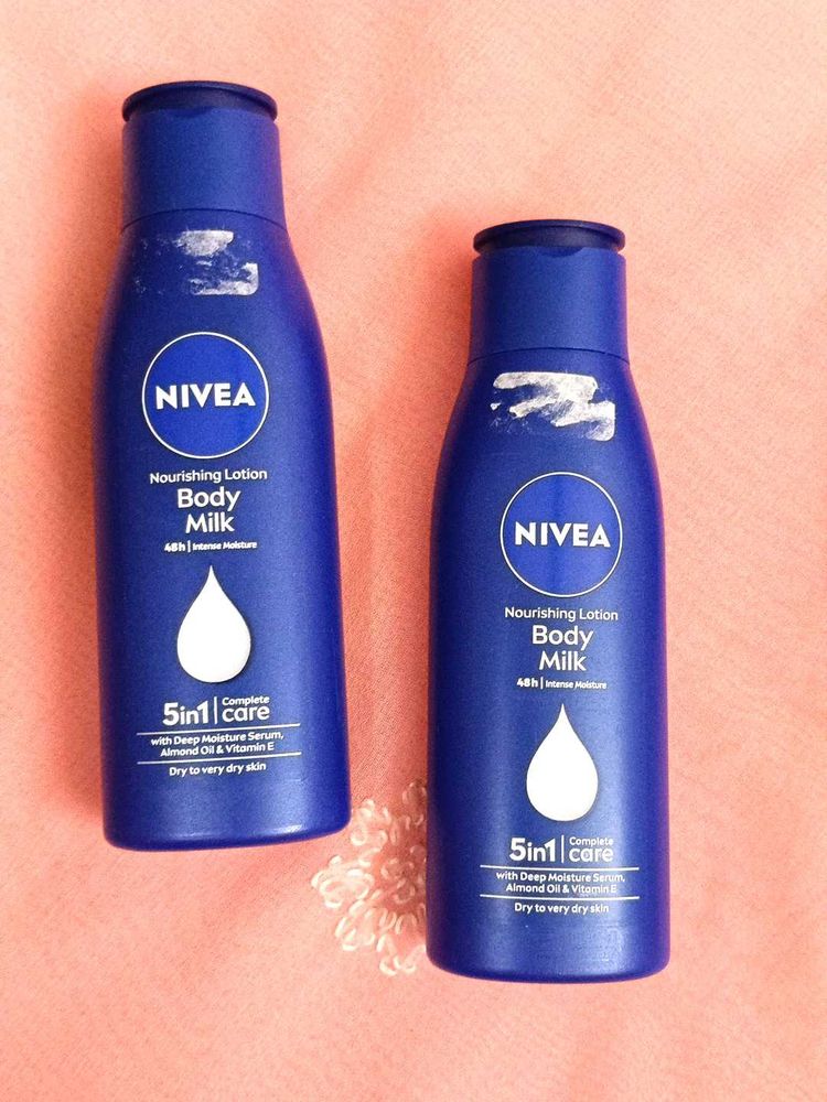 Nivea Body Milk Lotion - 2 Bottles