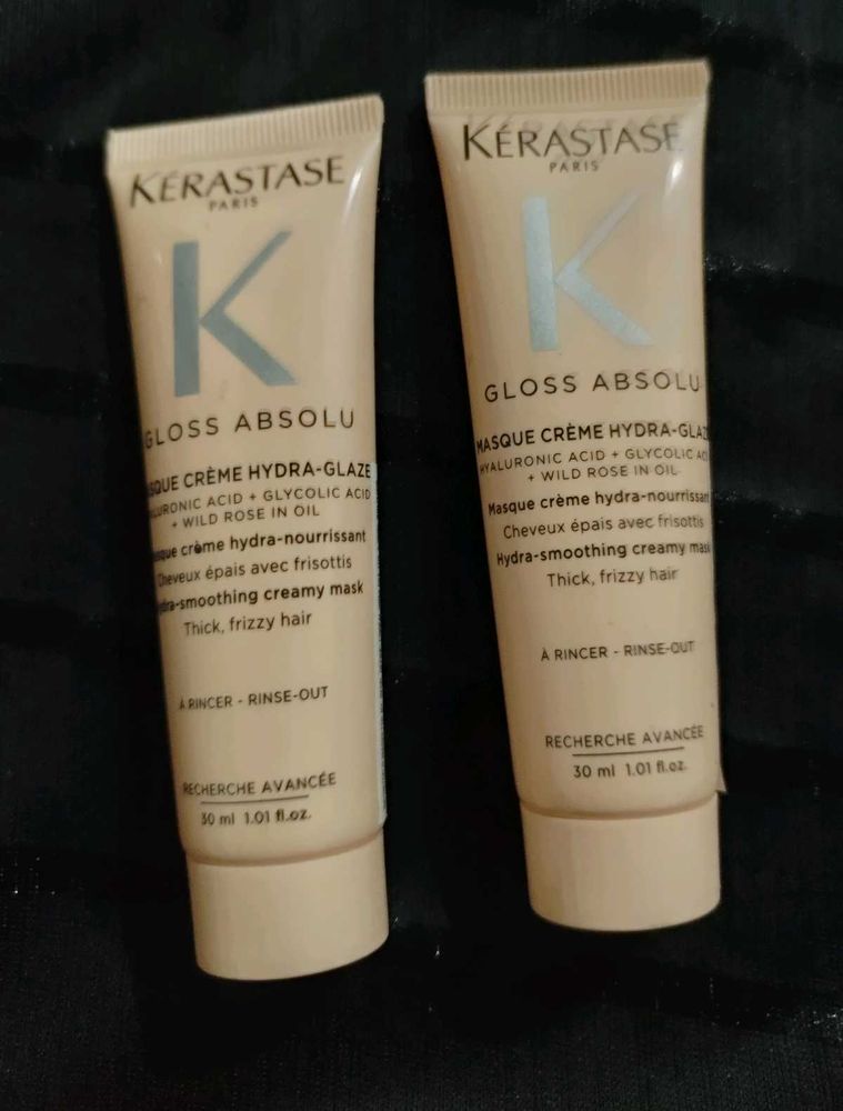 2× Kerastase Gloss Absolu Hair Mask