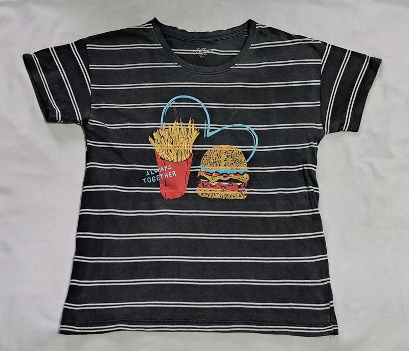 Striped T-Shirt🤍