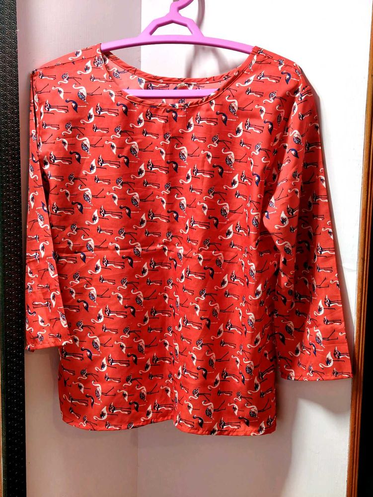 Red Flamingo top