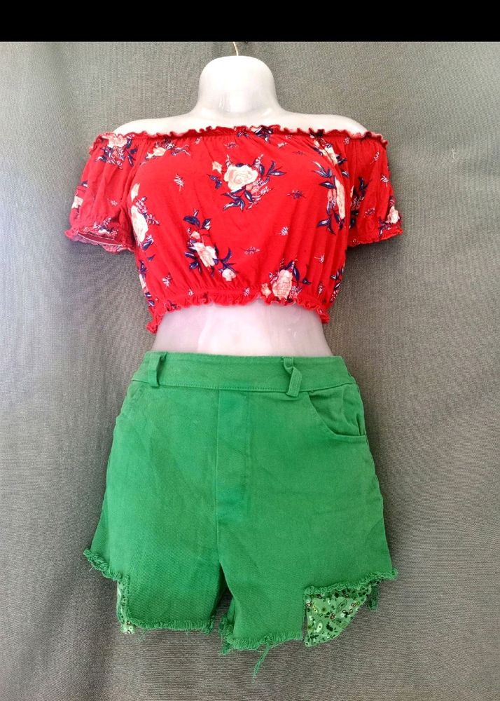 SALE OFFER TOP &amp; SHORTS SET FOR GIRLS