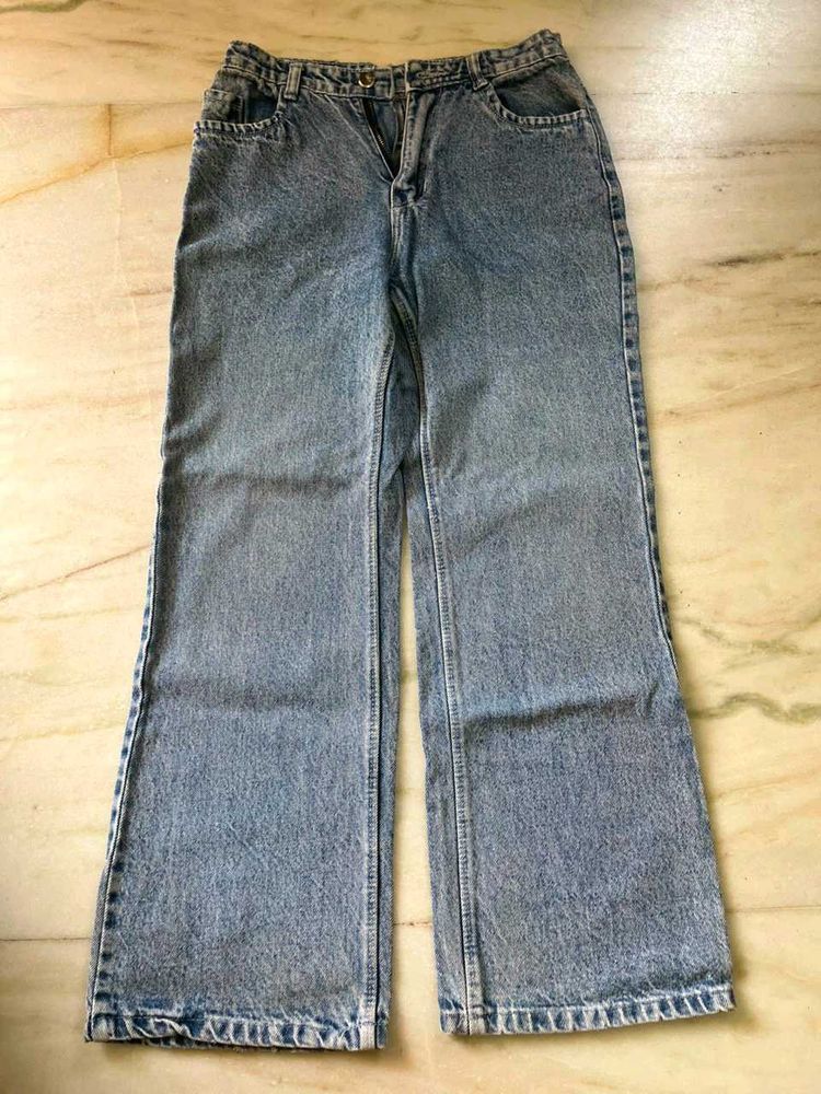 Vintage Wash Denim Jeans