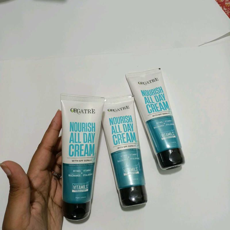 ORGATRE Nourish All Day Cream with SPF 30PA+