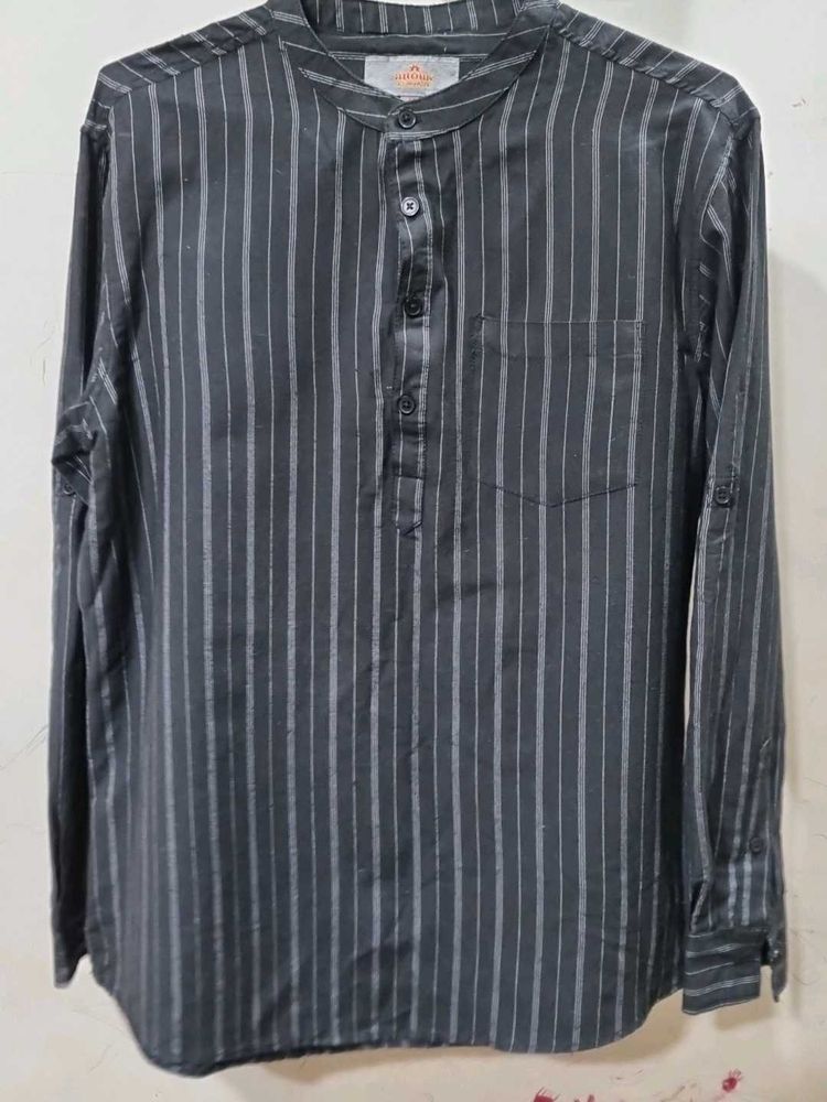 Men's Striped Kurta