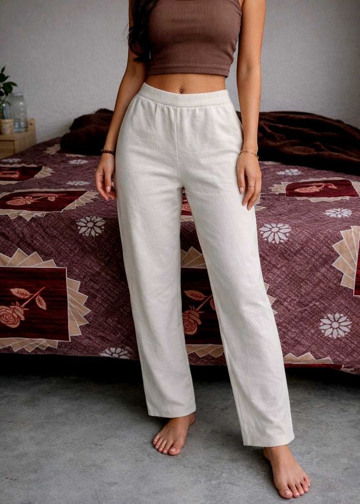 high waisted knit pants