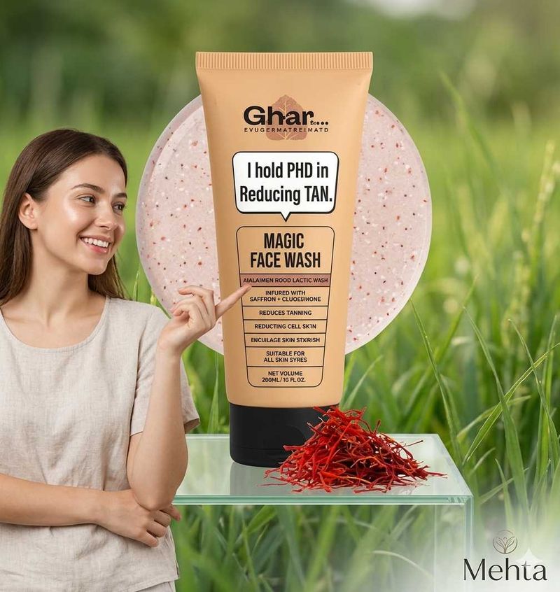 Ghar... Magic Face Wash for Tan Removal