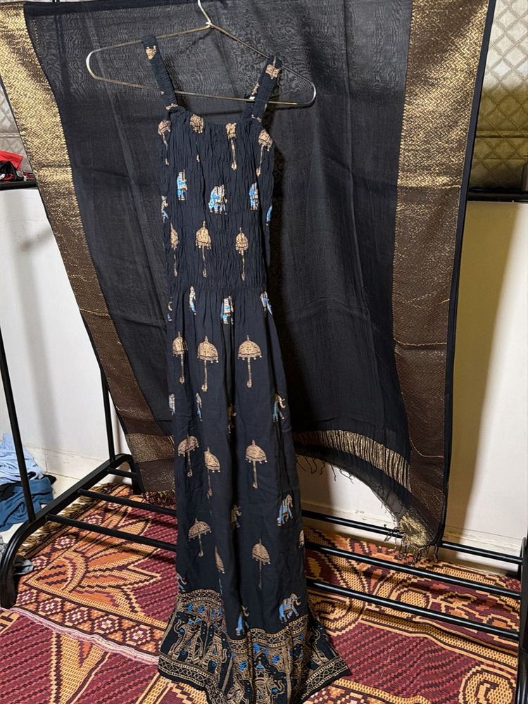 Beautiful Black Ethnic Gown