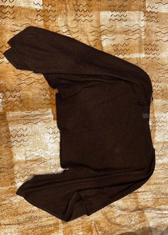 Cozy Brown Poncho H&amp;M Top