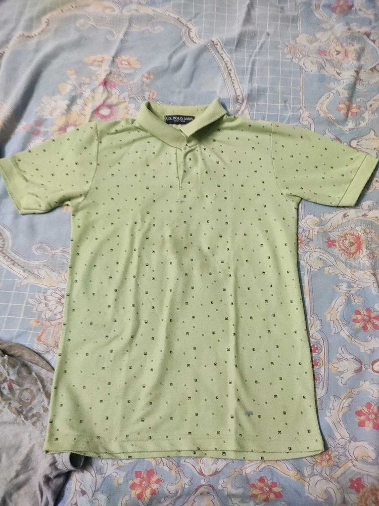 U.S. Polo Assn. Polka Dot Tee