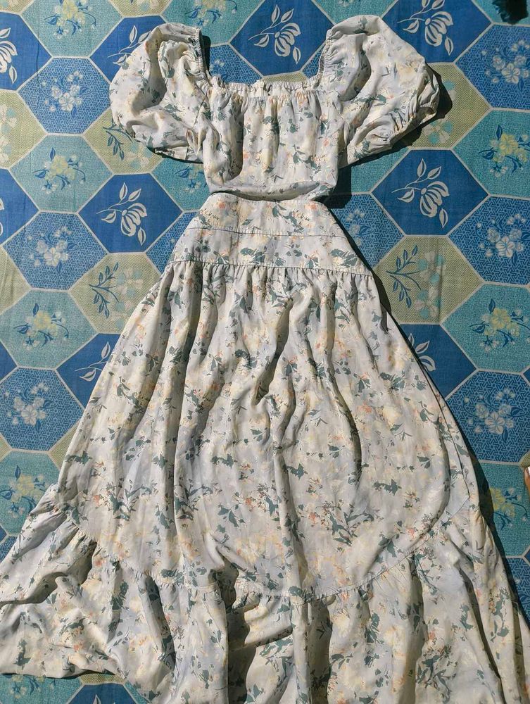 Floral Print Maxi Dress