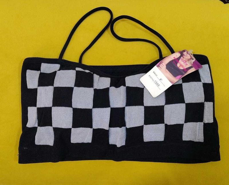 270 -- checkers board sports bra
