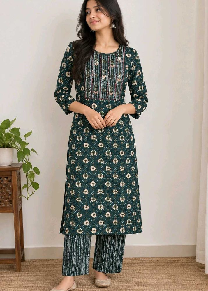 Beautiful Printed Kurta Set