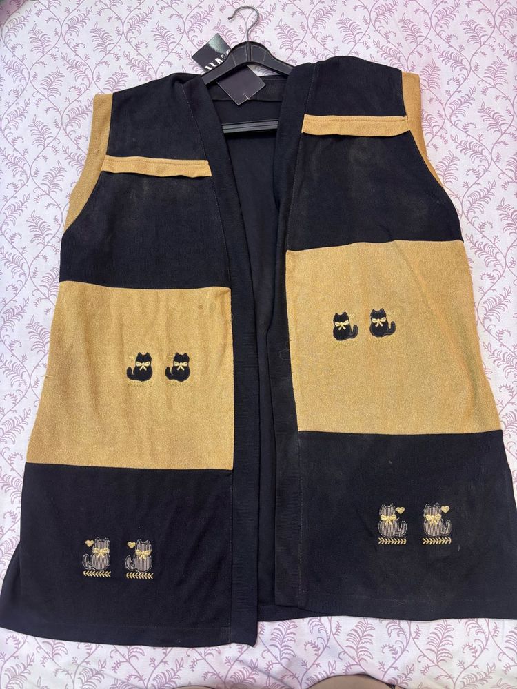 Cat Patchwork Vest