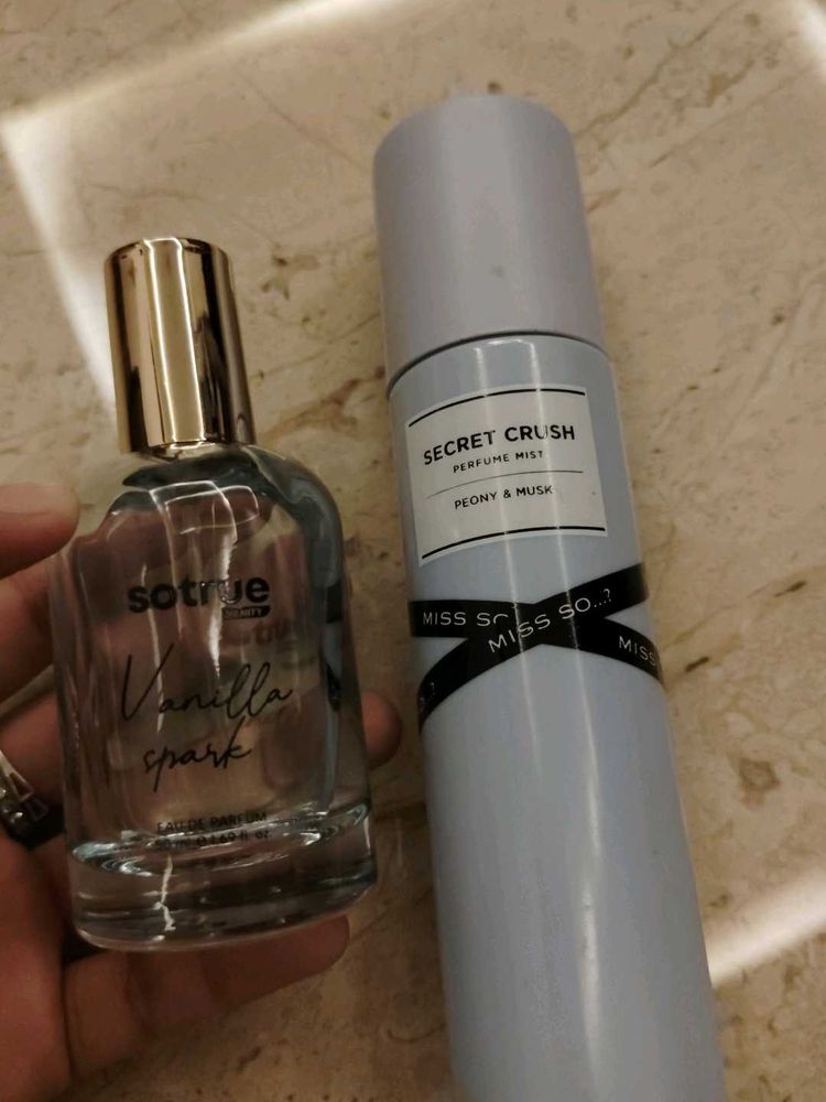 Vanilla Spark &amp; Secret Crush Perfume Mist Duo
