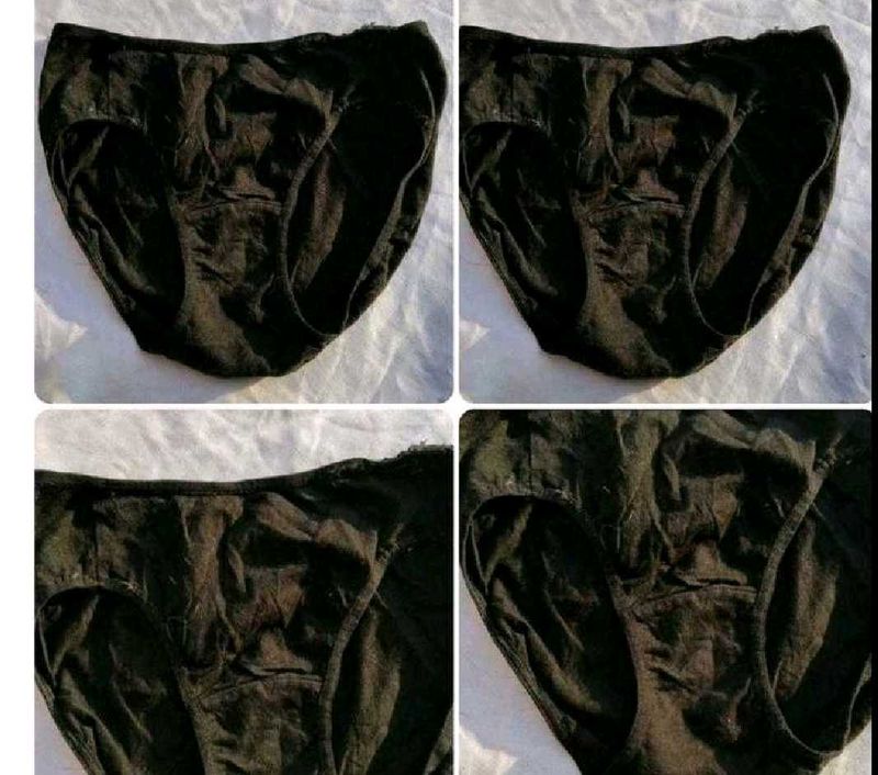 Black Cotton Briefs