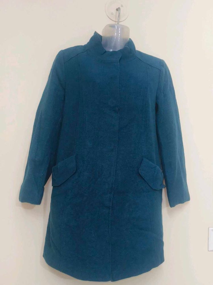 Teal Coat - Stylish &amp; Warm