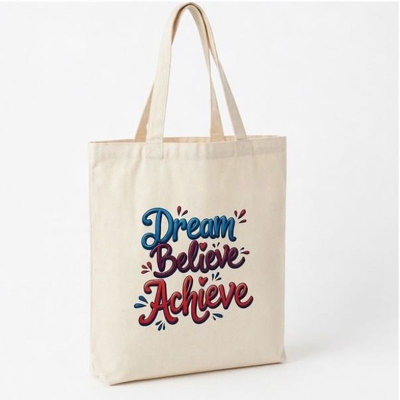 Dream Believe Achieve Tote Bag