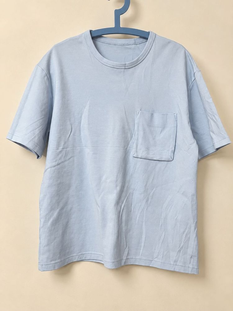Light Blue Pocket T-Shirt