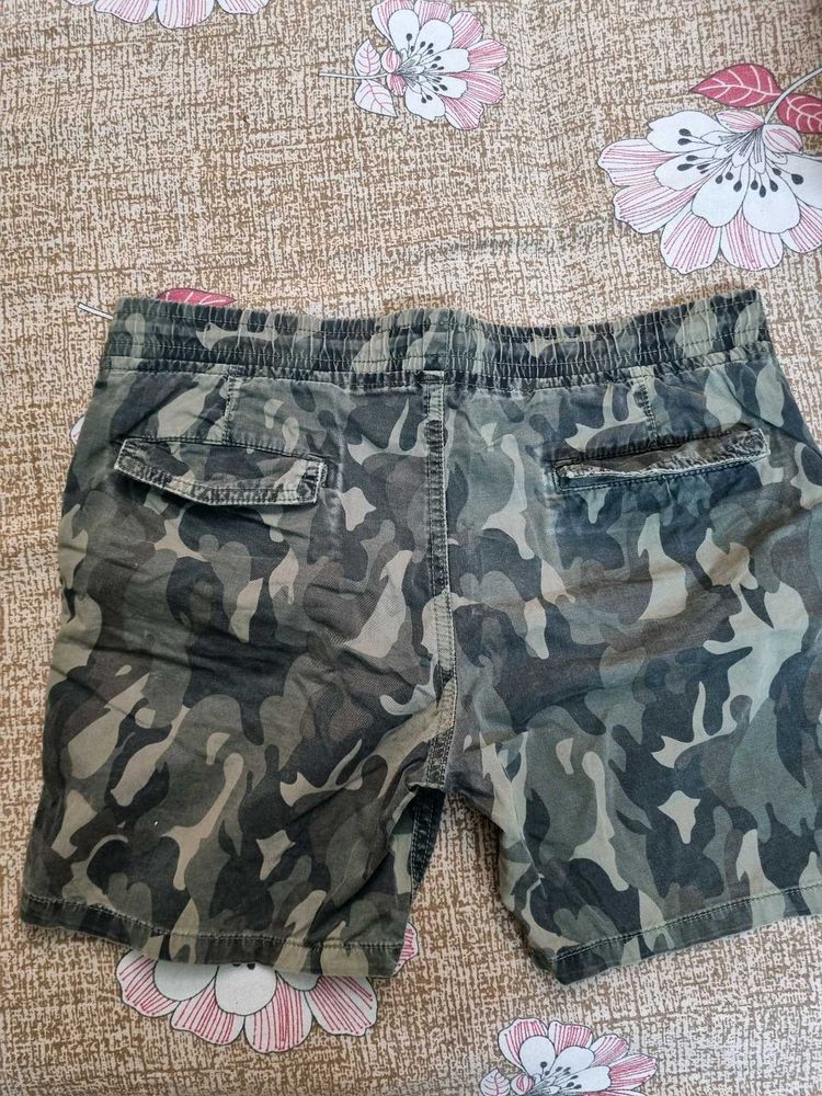 Camouflage Cargo Shorts
