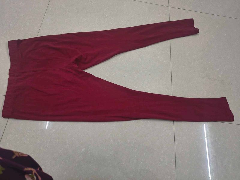 Maroon Leggings